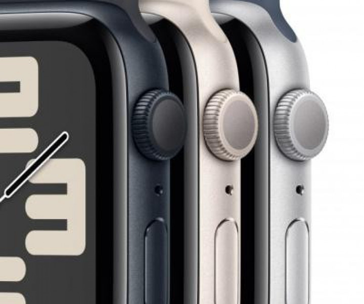 Apple Watch SE 2 40mm Midnight Aluminum Case with Midnight Sport Band (S/M) (MR9X3) 2023